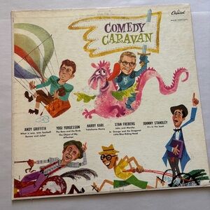 VINTAGE STAN‎ FREBERG ANDY GRIFFITH AUSSIE 1950s COMEDY LP - COMEDY CARAVAN